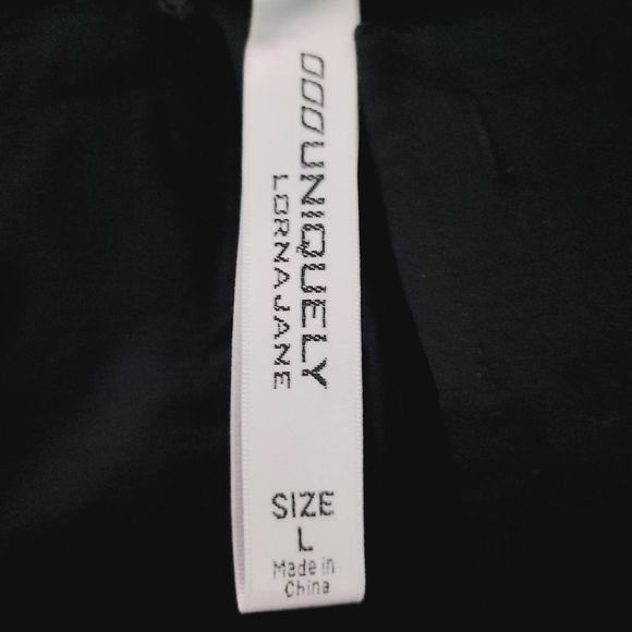 Lorna Jane Night Or Day Jogger Pants L Black Pull-On Pockets Lightweight Harem - Picture 6 of 7